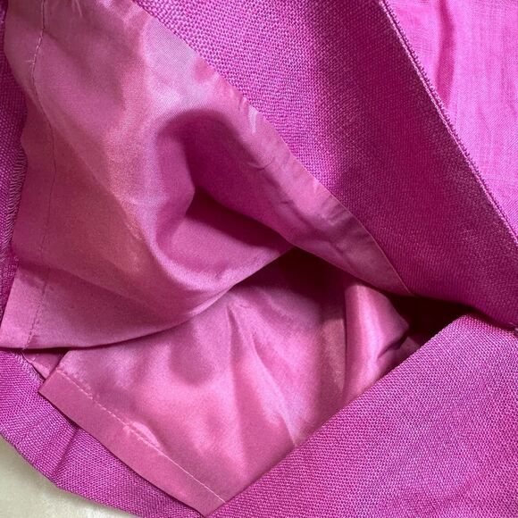 Vintage 60s Adrianna Papell Pink Button Up Dress New - Picture 10 of 10